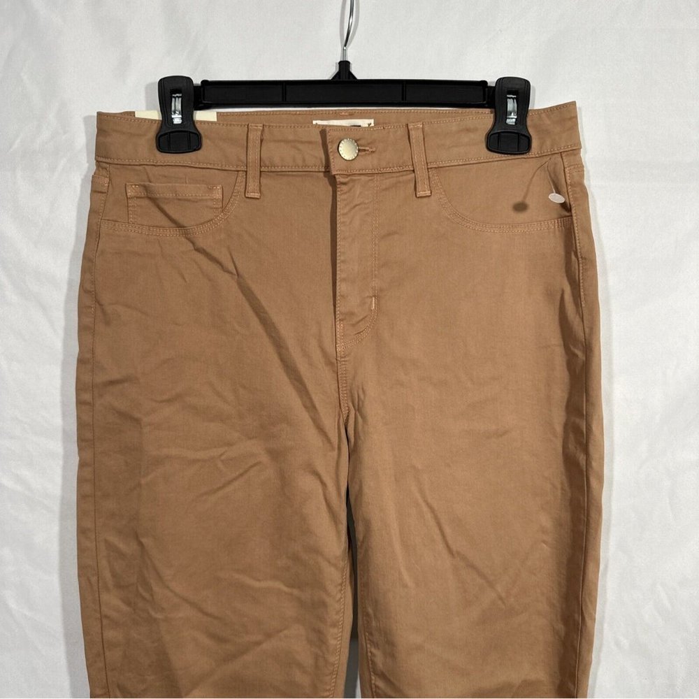 NEW $243 L'AGENCE [ 29 ] Margot Crop Skinny‎ Jeans In Camel Cream Tan - Picture 4 of 16